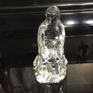 Baccarat Crystal Sitting  Woman Genuine
